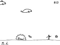 Oh, the Huge Manatee!　マナティやペンギンを避けながら星を集めるゲーム