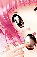 二次元キャラにも絶大な効果がある事を示したカラーコンタクトの広告