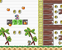 AndroKids 2　手描き絵のスーパーマリオ風アクションゲーム