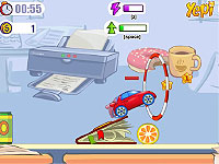 Desktop Racing 2 机の上をコースにして走るレースゲーム