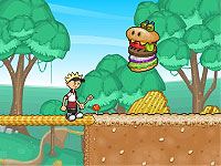 Papa Louie 2: When Burgers Attack! 悪いハンバーガーを退治するアクションゲーム