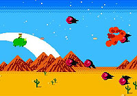 Cosmic Frontier - First Bounty　カウボーイの横スクロール型シューティングゲーム