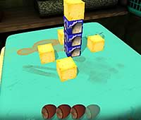 CheeezHuntr　どんぐりを投げてチーズを落とすゲーム