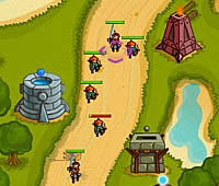 The Keeper of 4 elements　四属性のタワーで島を防衛するゲーム