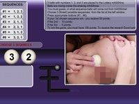 Masshine ass machine　アナルから出てくるボールの順番を当てるエロフラゲーム