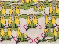 飛行機の安全確認案内を使って奇妙なダンスアニメを作ってみた