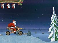 Santa Rider サンタクロースがバイクで奔走するゲーム