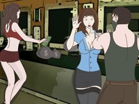 Sex Robbery 銀行強盗が人質と3Pするエロフラッシュ