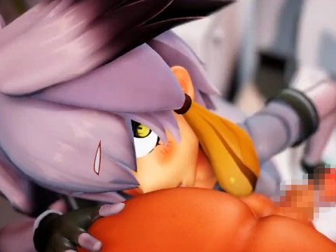 けもフレのハシビロコウがご奉仕フェラ