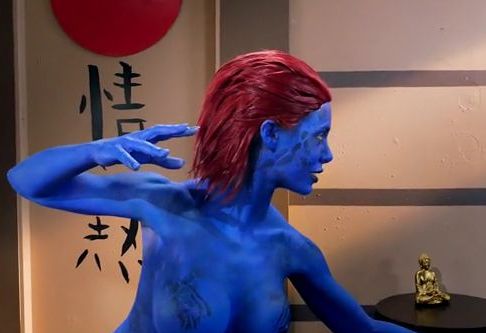 X-MENのミスティーク ウルヴァリン サイクロップスが3Pする無修正パロディポルノ