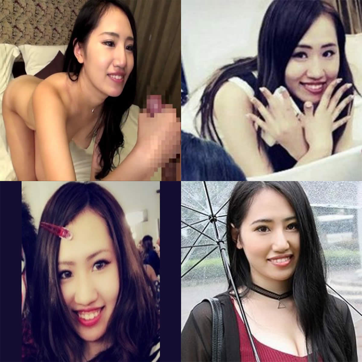 ドンファン野崎の妻 野崎早貴のプライベート写真とAVのキャプチャ画像を比較
