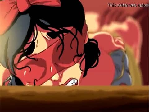白雪姫が拘束監禁レイプされるエロアニメ